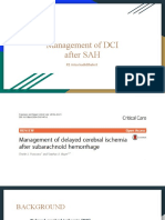 Management of DCI After SAH