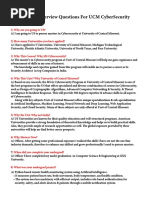 Ucm f1 Visa Interview Q&A For Cys