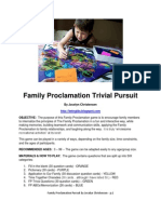 Family Proclamation Game by Jocelyn Christensen