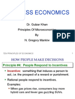 Business Economics: Dr. Gulzar Khan Principles of Microeconomics by N. Gregory Mankiw