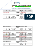 Klausurterminplan in Den Klassenstufen 11.1 Und 12.1 (1. Halbjahr) - 2021/2022