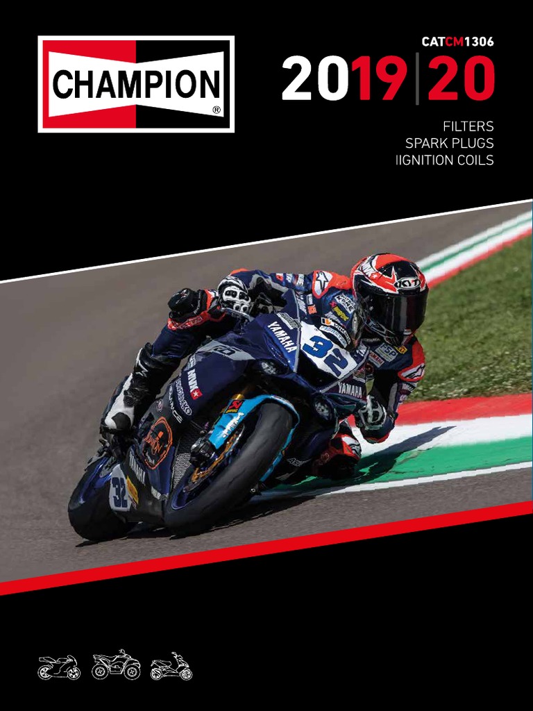 Champion Motorcycle Catalogue Filters Ignitions