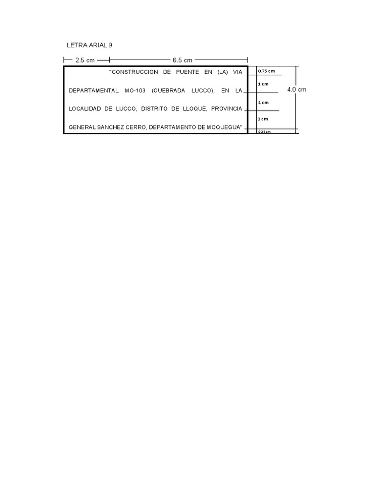 Control de Sellos para Proyecto de Puente | PDF