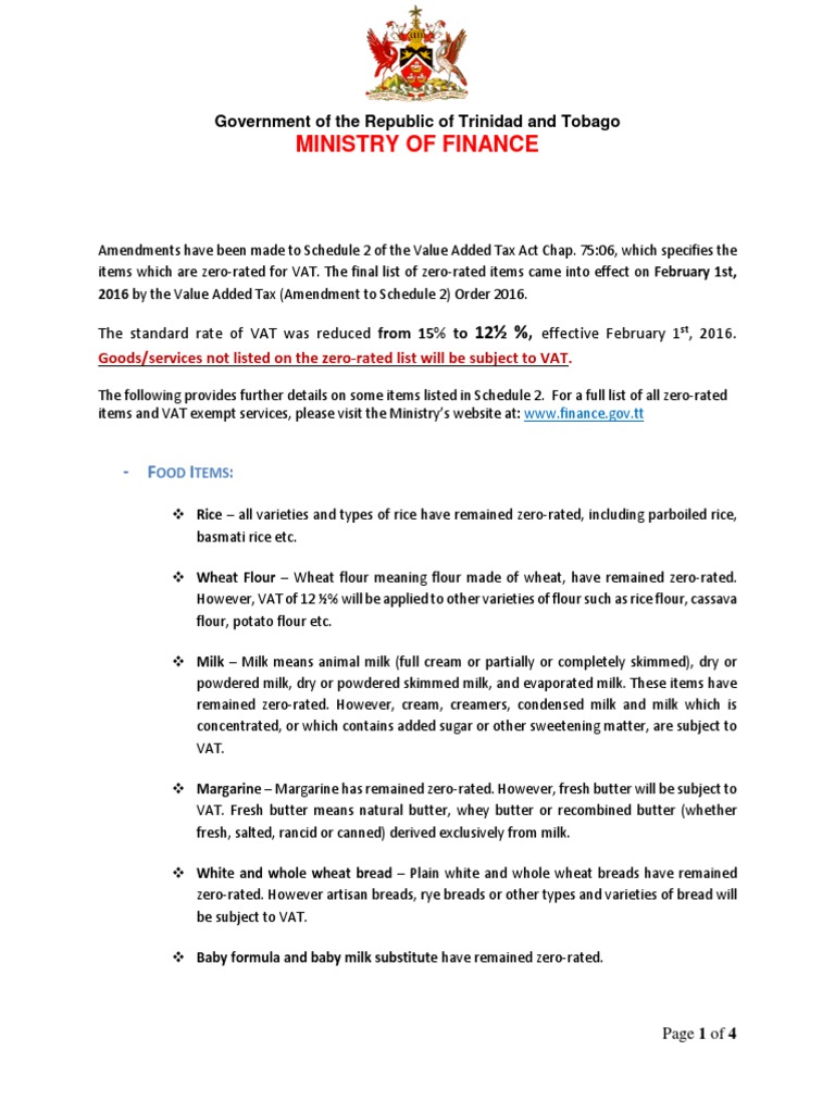 Zerorateditemsfurtherexplained PDF Bean Pasta