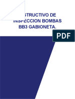 Inistructvo Inspeccion Bombas BB3 Gabbioneta. (7647)