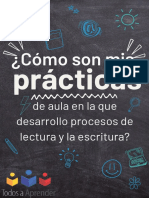 ¿Cómo Son Mis Prácticas de Aula para La Enseñanza de La Lectura y La Escritura