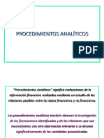 Procedimientos Analíticos