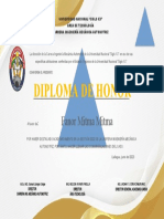 Diploma de Honor