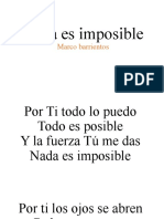 Nada Es Imposible