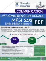 Affiche Mfsi 2023