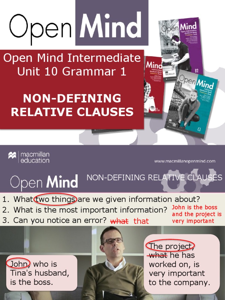 Non-Defining Relative Clauses | PDF 