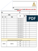 Stand in Duties Timesheet