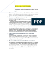 Foro: Analice La Relación Entre Sentido de Comunidad y Calidad de Vida.