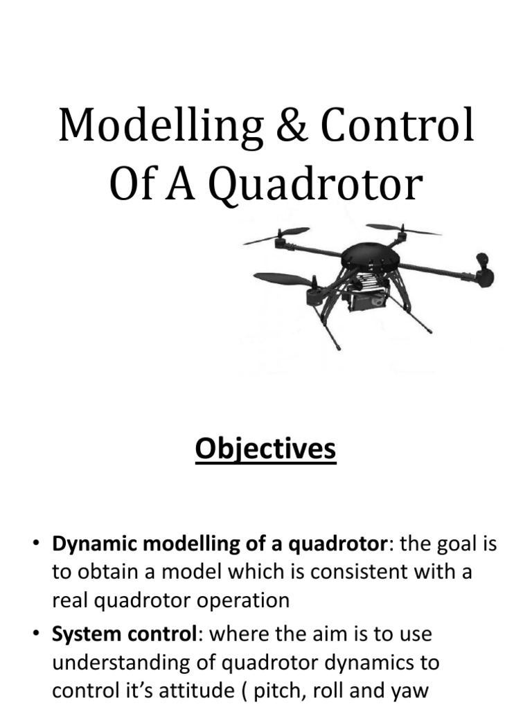 Quadrotor Dynamics and Control Model | PDF