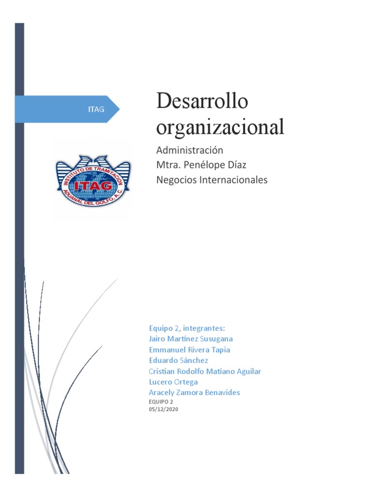 Desarrollo Organizacional | PDF | Gestión de recursos humanos