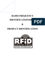 Radio Frequency Identification For Product Identification