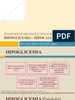 Hipoglicemia-Hipocalcemia en Neonatos