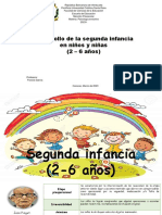 Caracteristicas Segunda Infancia 2-6 - Harelyn Rodriguez - Psicologia Evolutiva