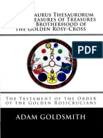 The Thesaurus Thesaurorum or The Treasures of Treasures of The Brotherhood of The Golden Rosy Cross Compress