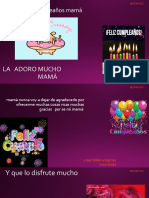 Cumpleaños Mamá