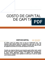 Tema Costo de Capital