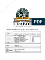 Analizar El Conocimiento Del Albinismo en Los Estudiantes Del Iii Semestre de Medicina Udabol Sede Cochabamba 2022