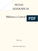 Fichas Bibliográficas Biblioteca Central UPB: Mayo 2023