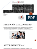 Tipos de Autoridad en La Administración