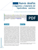 9 - Nuevos - Desafíos en El Diagnostico y Tratamiento de Hipotiroidismo Subclinico