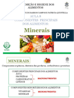 Aula TEÓRICA 8. Composição - Minerais