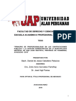 Principio Proporcionalidad Contrataciones