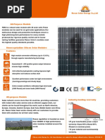 Ficha Técnica Panel Solar 100 Watt Resun