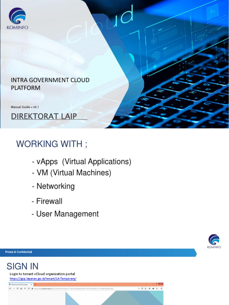 Intra Government Cloud Platform Guide | PDF