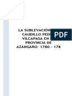 Condori Alvarez, Franz Lenin (2018) - La Sublevación Del Caudillo Pedro Vilcapasa en La Provincia de Azángaro 1780 - 1782