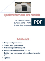 SONNY W - Spektrofotometri UV-Vis