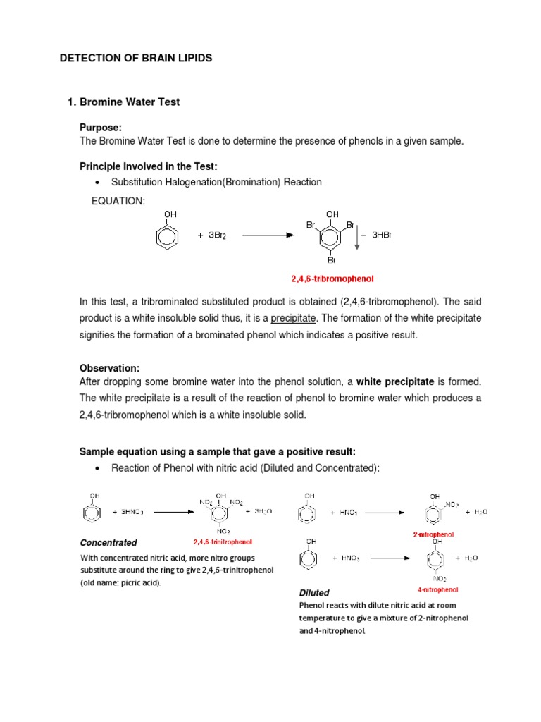 Test for Phenols Molecules Organic Chemistry Free 30day Trial
