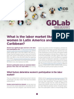 What Is The Labor Market Like For Women in Latin America and The Caribbean