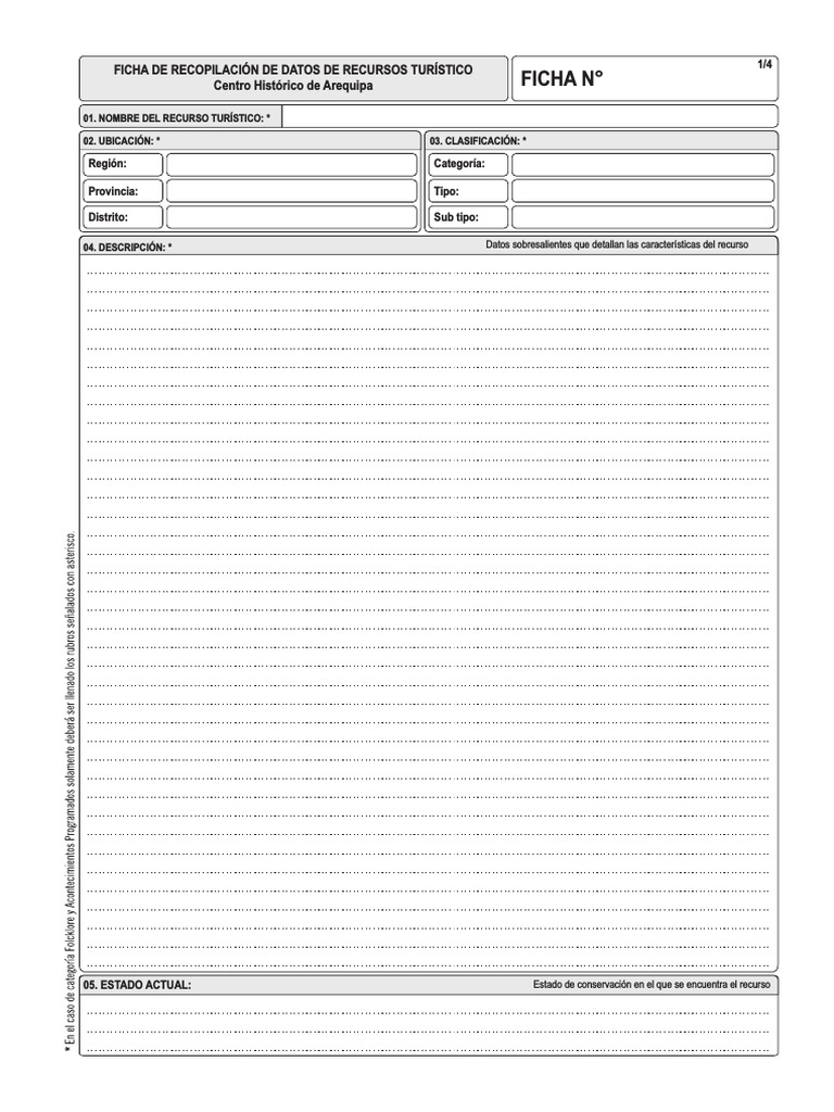Ficha Recolección Datos Pdf Transporte