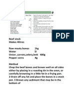 Good Document (2) Recipes