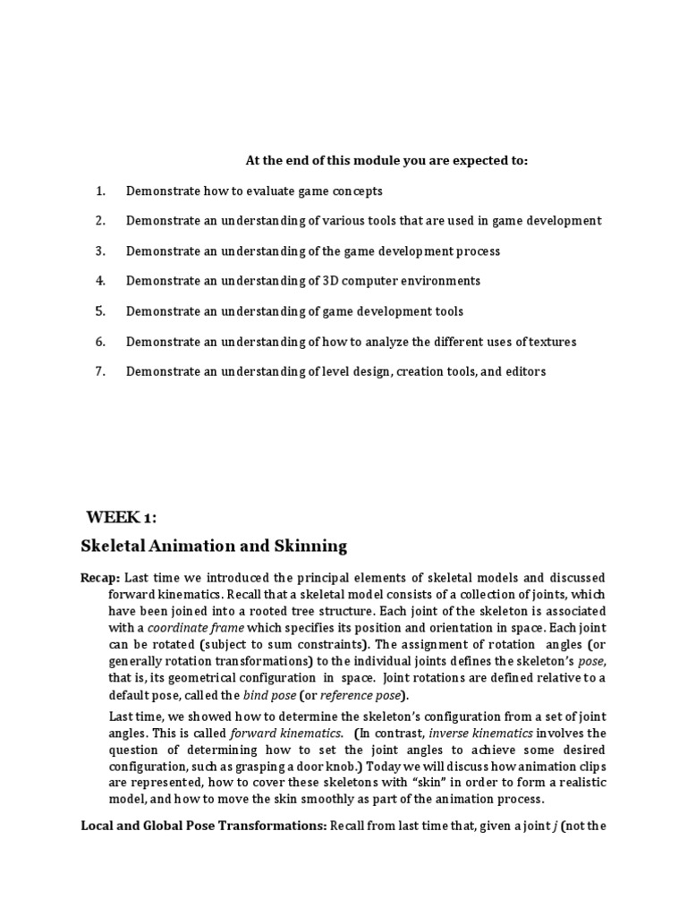 Game engine programming 2 week 6 module 1 pdf interpolation