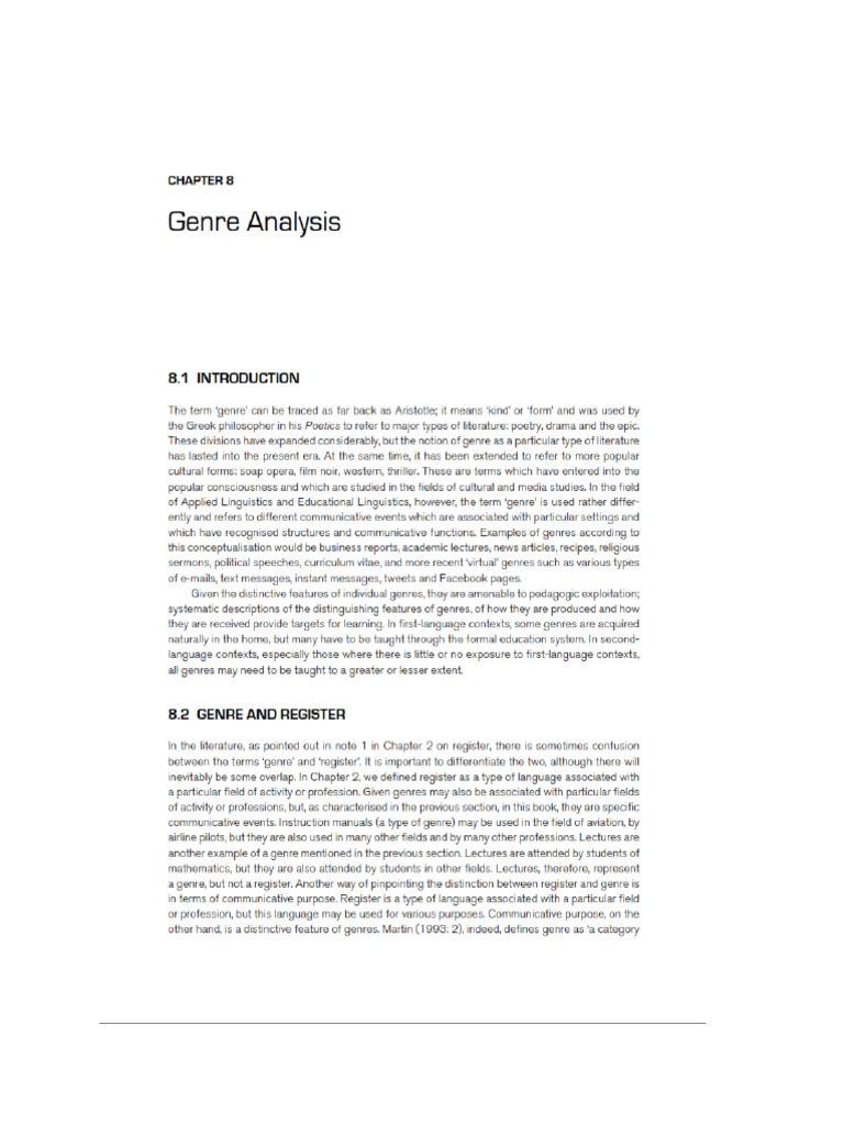 Genre and Register-Sources | PDF