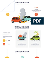 Company Insurance Infographic Presentation Red Variant