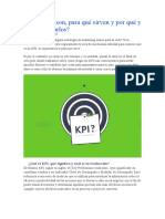 KPI's ¿Qué Son, para Qué Sirven y Por Qué y Cómo Utilizarlos?