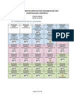 Calendarización - Segundo Curso Virtual de Investigación - 1ra Ed