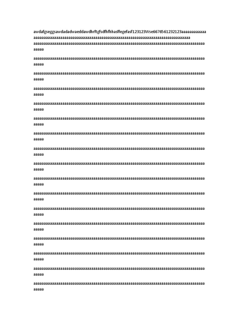 Document with Repeated Content | PDF