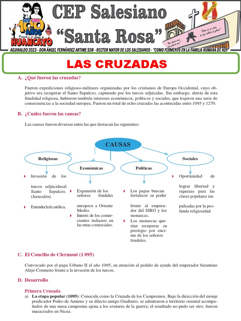Historia y Consecuencias de las Cruzadas | PDF | Cruzadas | imperio ...