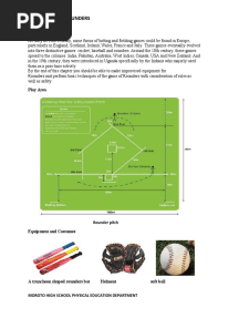 Basic Skills in Rounders