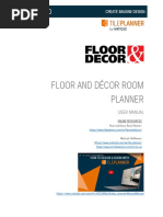 TilePlanner - 2021 Floor and Decor Room Planner User Manual - Red