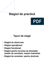 Stagiul de Practica