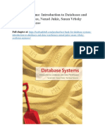Test Bank For Database Systems Introduction To Databases and Data Warehouses Nenad Jukic Susan Vrbsky Svetlozar Nestorov
